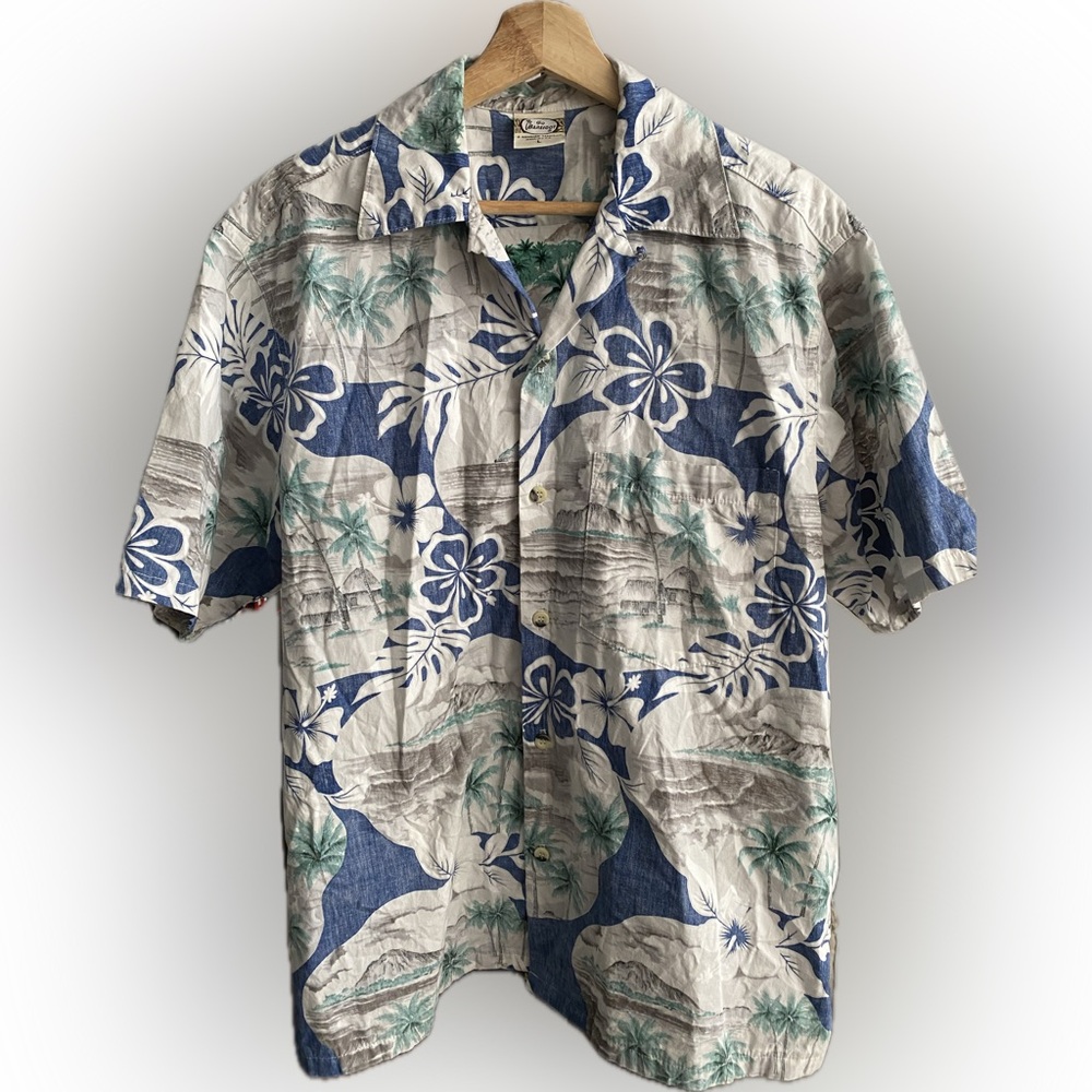 Vintage Go Barefoot Hawaiian Shirt